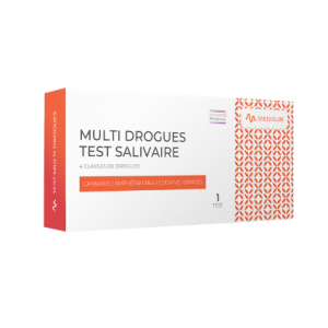 produit de dépistage de la gamme psychotropes de medisur pour tester la consommation de drogues et alcool en entreprise